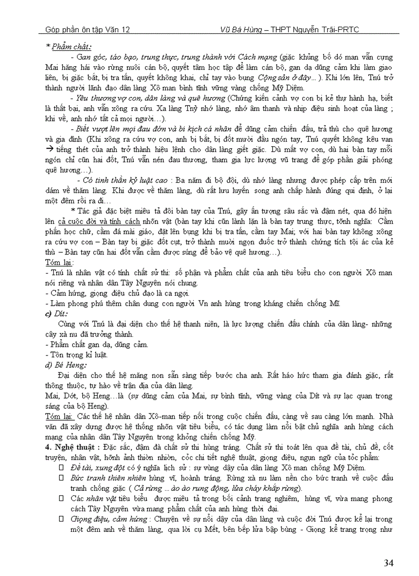 image for page Một số bài ôn thi tốt nghiệp ĐH CĐ Văn 12