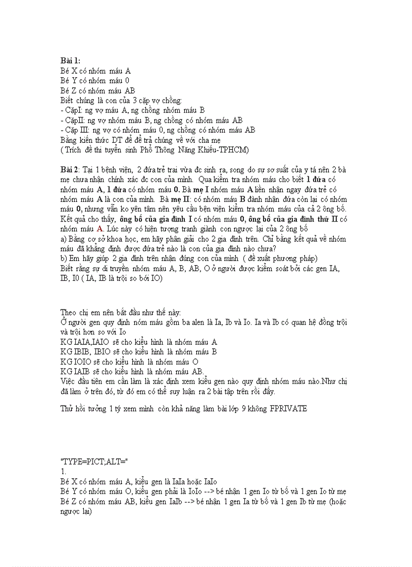 image for page Một số bài tập và phương pháp giải bài tập di truyền