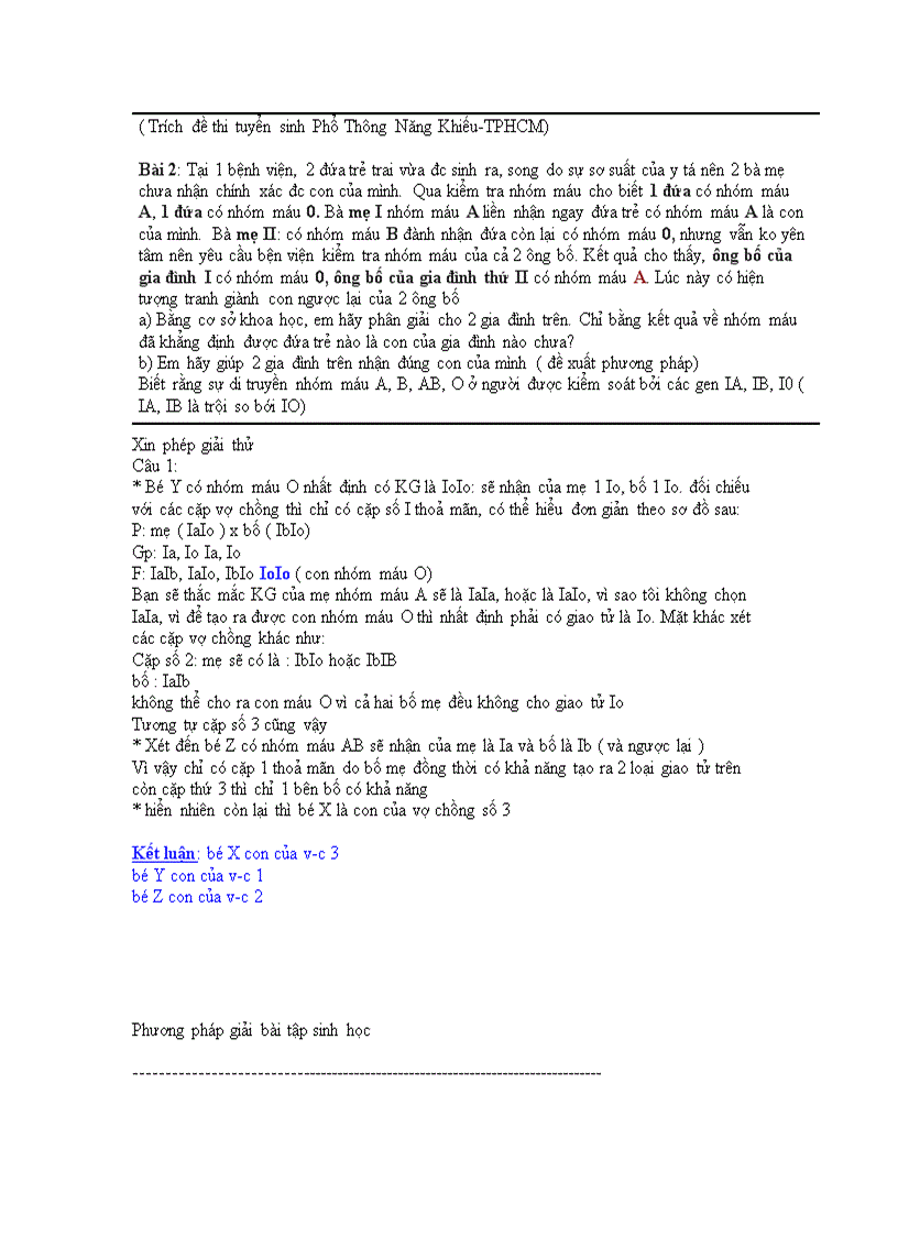 image for page Một số bài tập và phương pháp giải bài tập di truyền