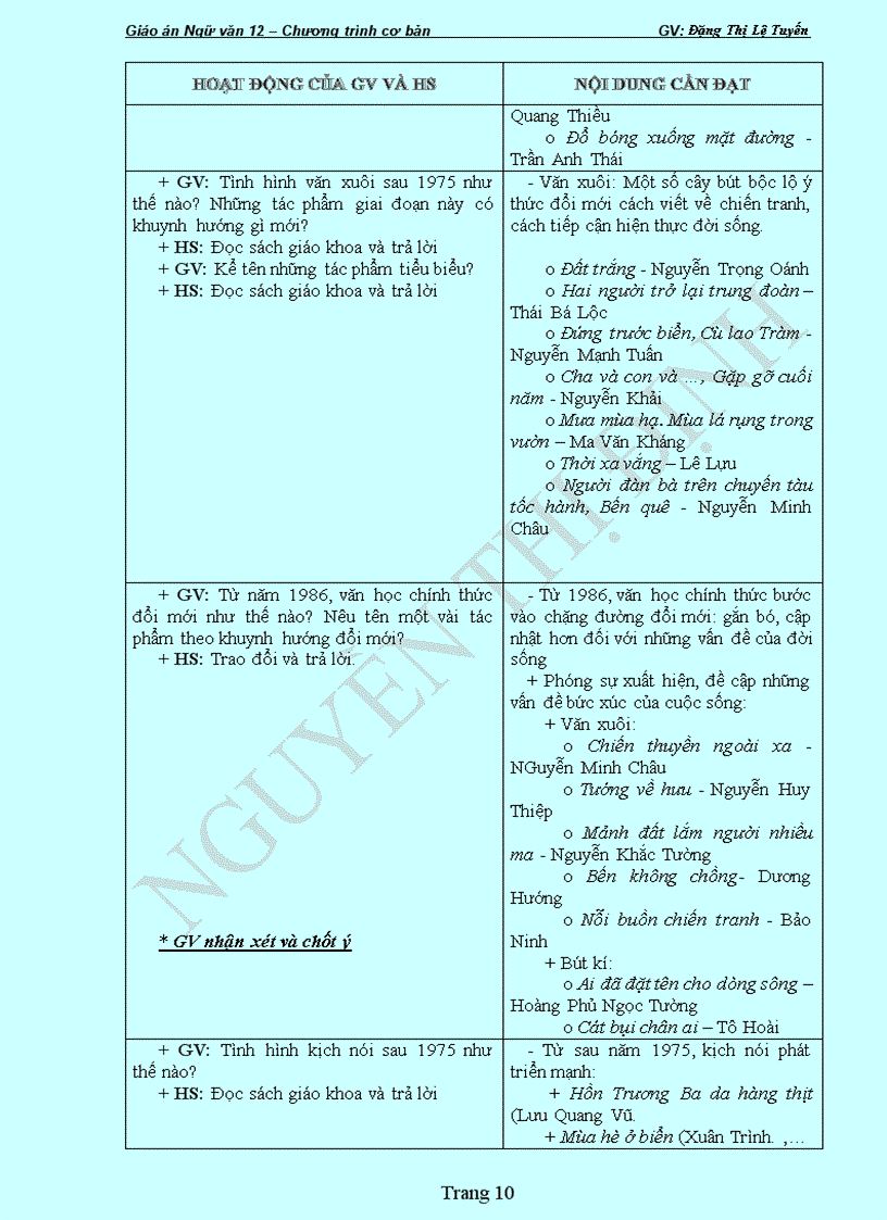 image for page Ngữ văn 12 cơ bản học kì 1 vừa soạn để tt kiểm tra