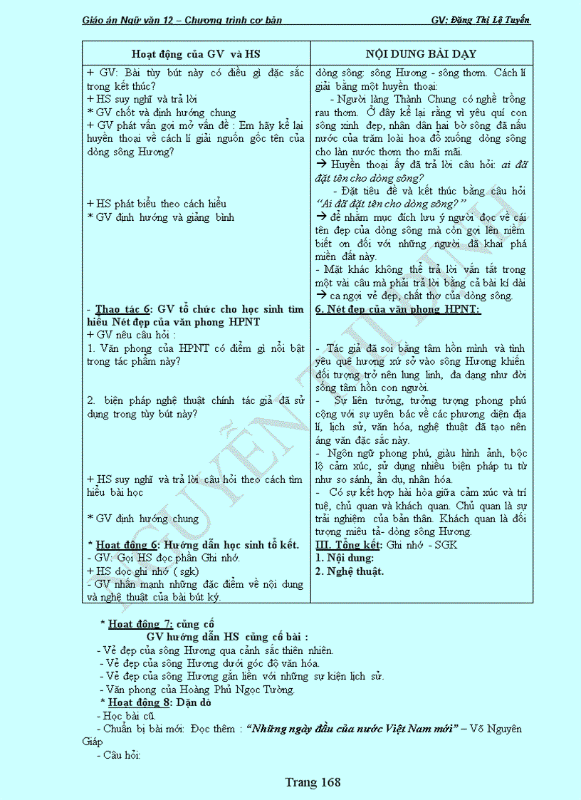 image for page Ngữ văn 12 cơ bản học kì 1 vừa soạn để tt kiểm tra