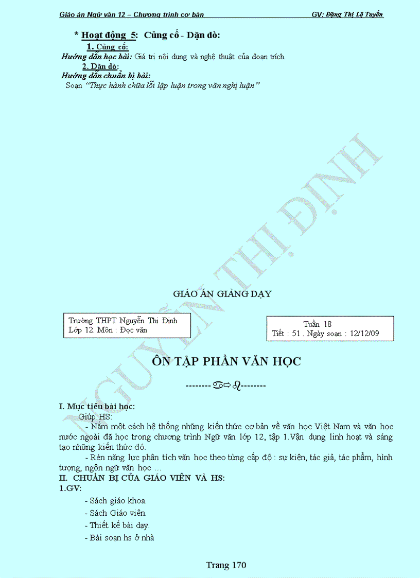 image for page Ngữ văn 12 cơ bản học kì 1 vừa soạn để tt kiểm tra