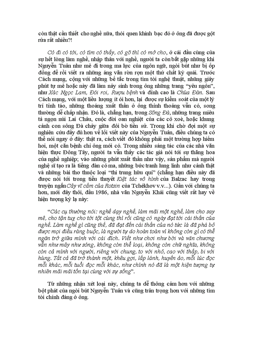 image for page Nguyễn Tuân người nhập vai