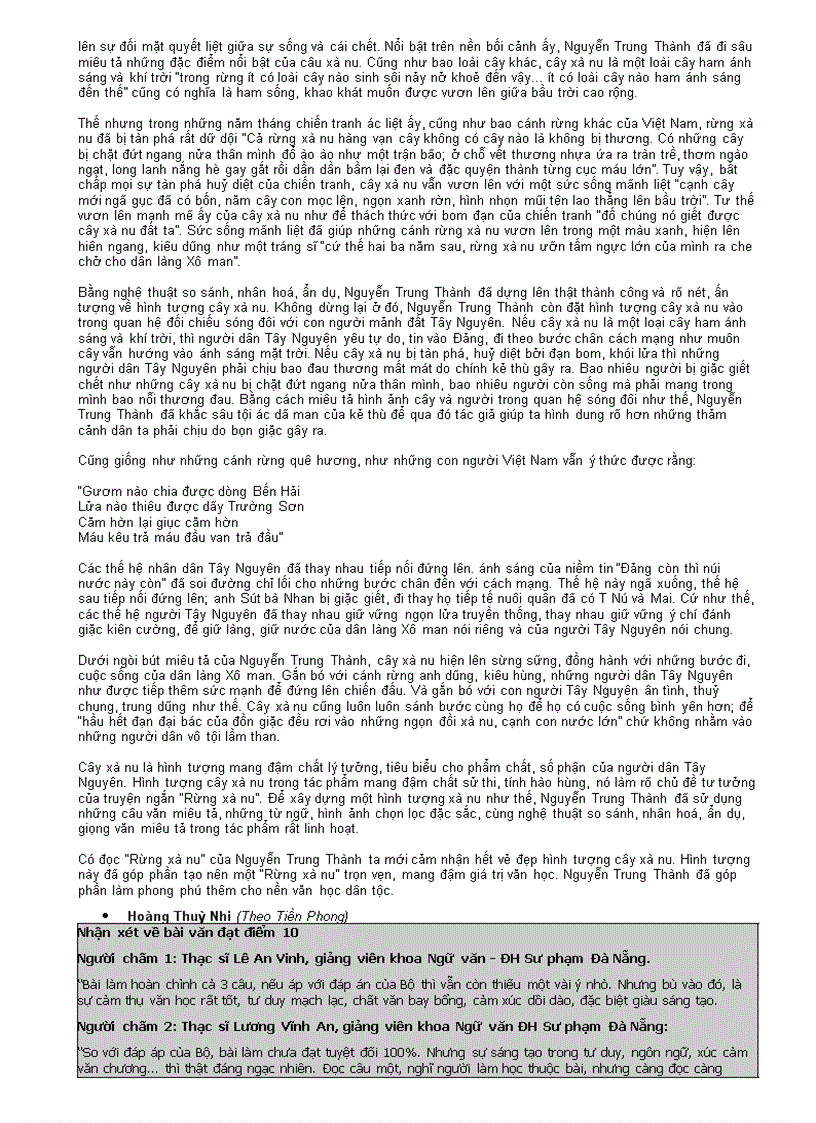 image for page Những bài văn hay đạt điểm 10