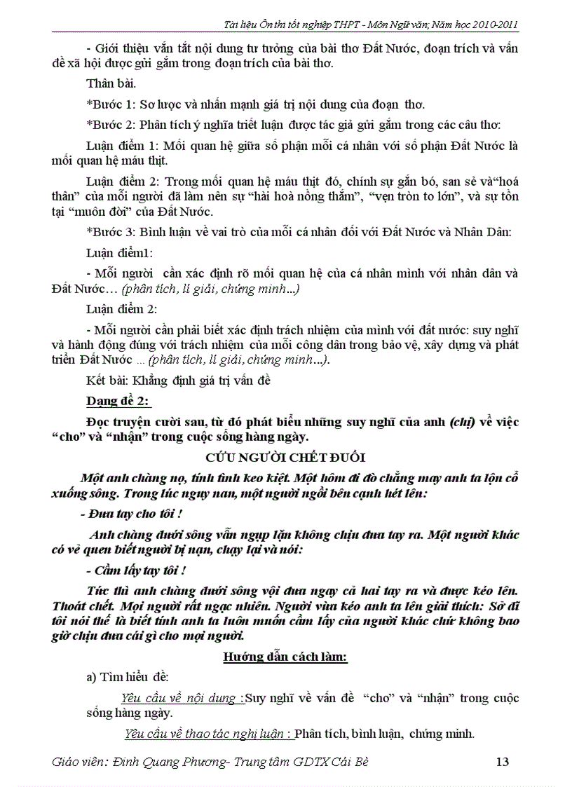 image for page Nội dung ôn thi tốt nghiệp thpt 2011