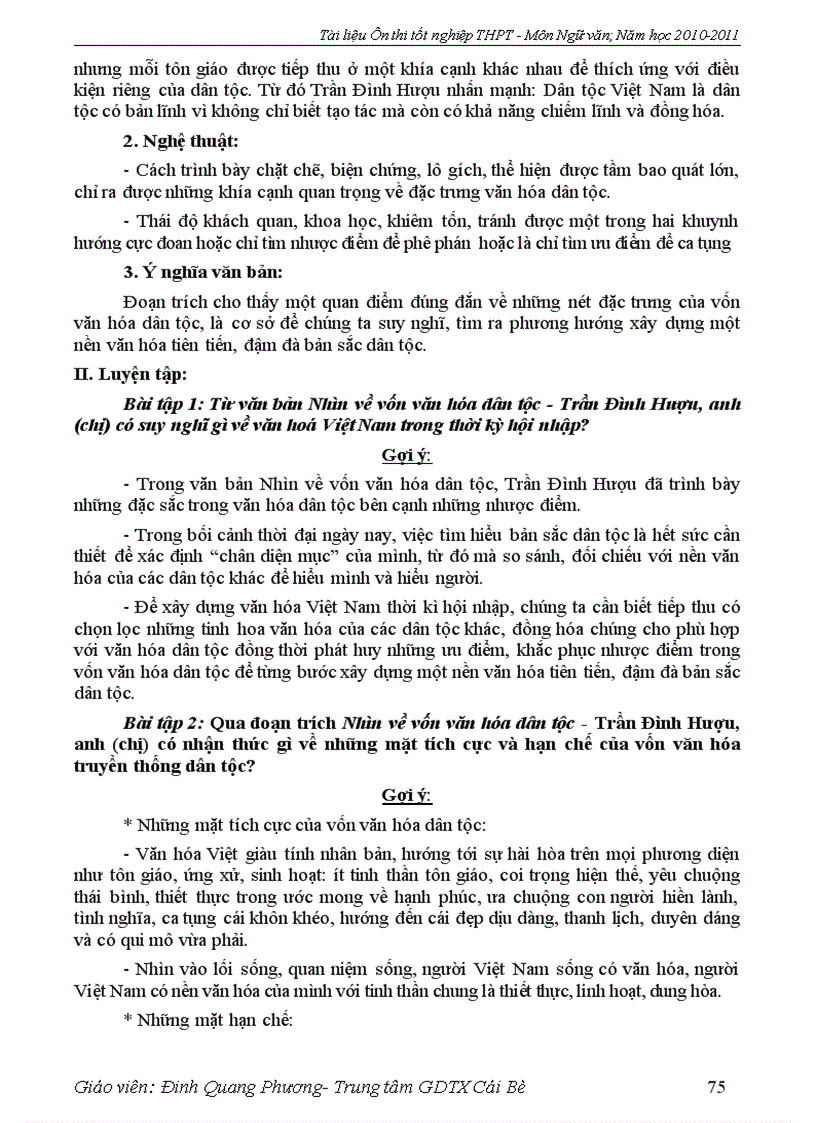 image for page Nội dung ôn thi tốt nghiệp thpt 2011