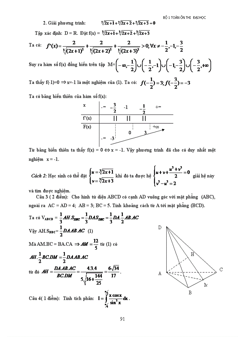 image for page Ôn thi ĐH Toán 12 2011 đáp án