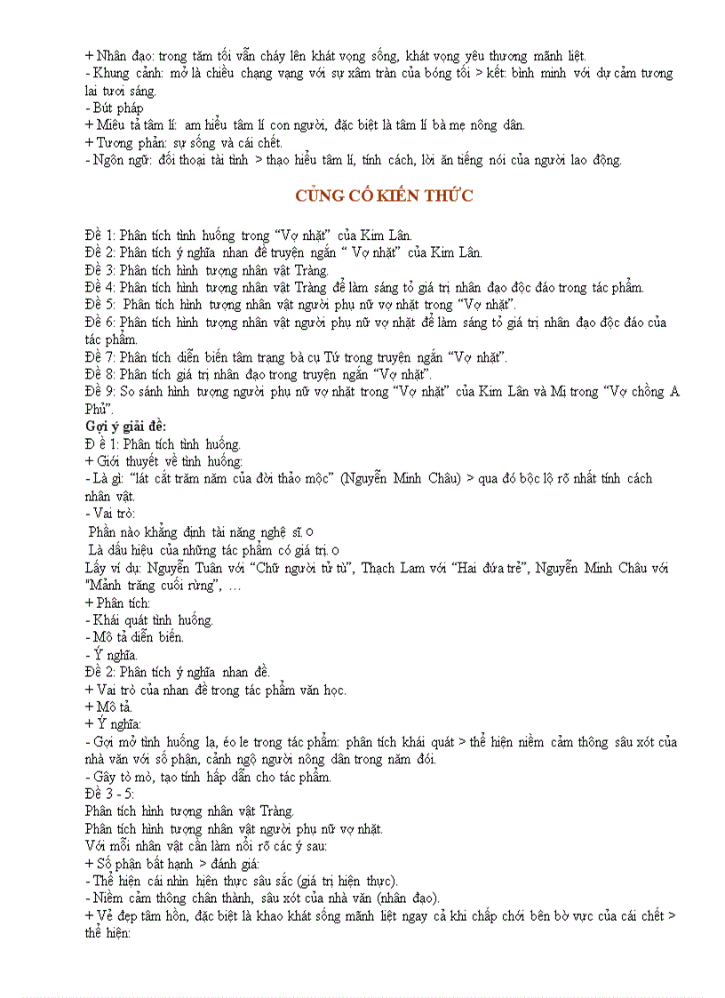 image for page Ôn thi TN Chuyên đề Vợ nhặt