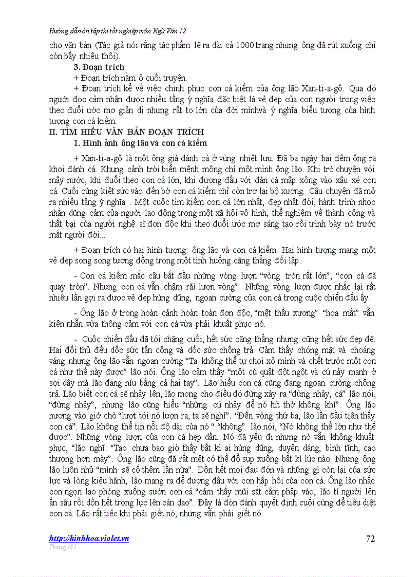 image for page Ôn thi TN môn ngữ văn 12