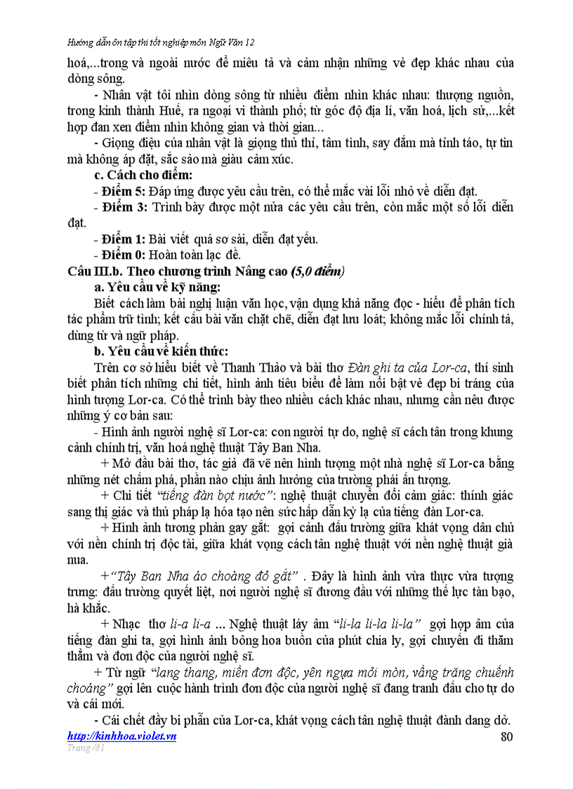 image for page Ôn thi TN môn ngữ văn 12