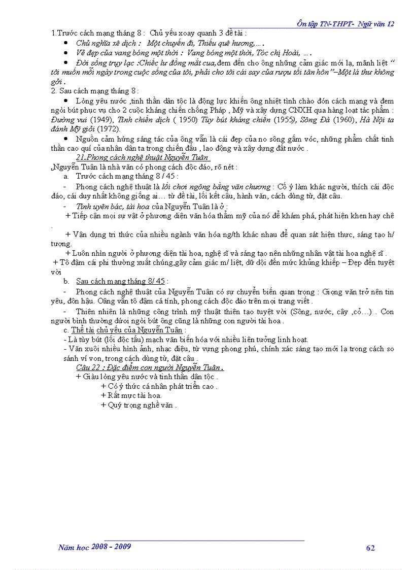 image for page Ôn thi tốt nghiệp ngữ văn 12