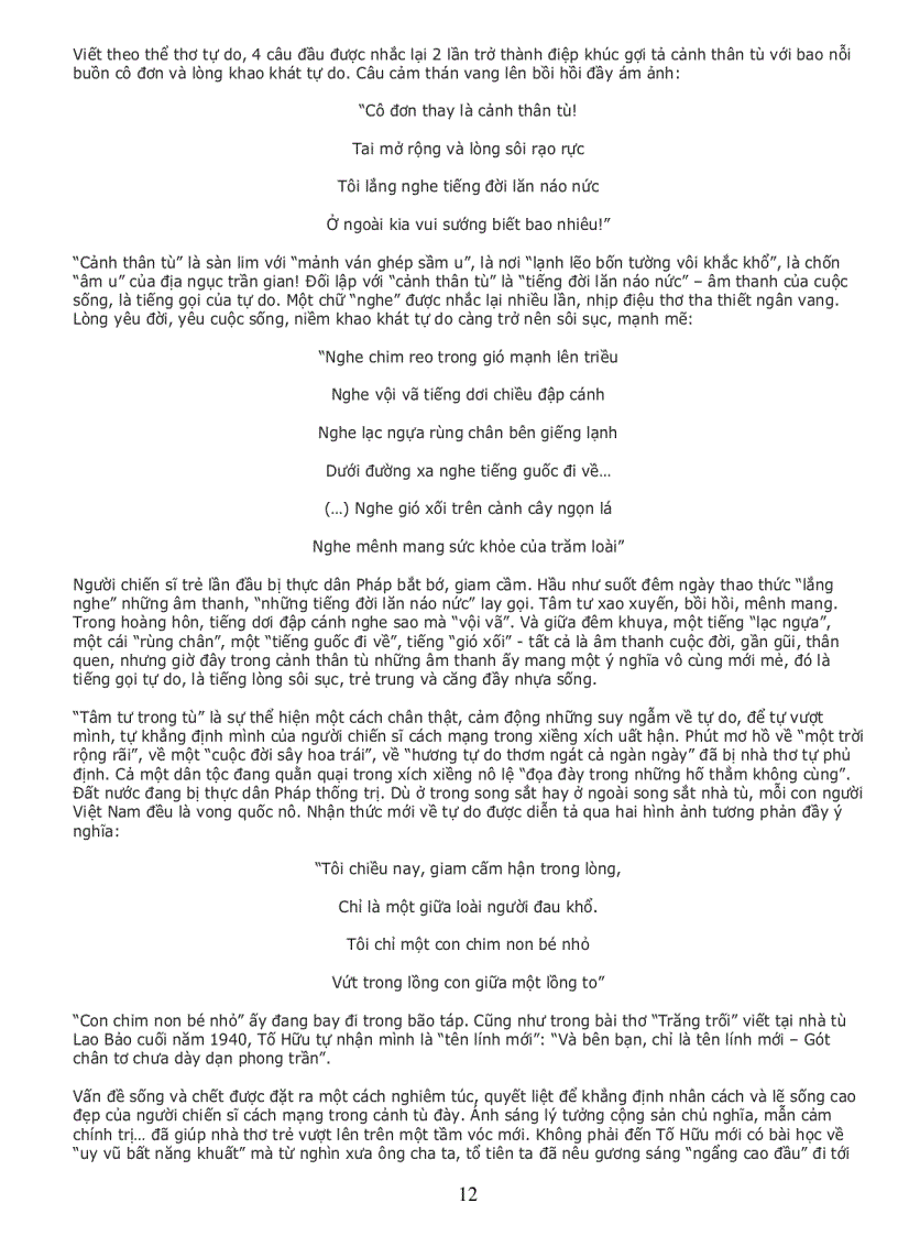 image for page Ôn văn 12 Tổng hợp hay