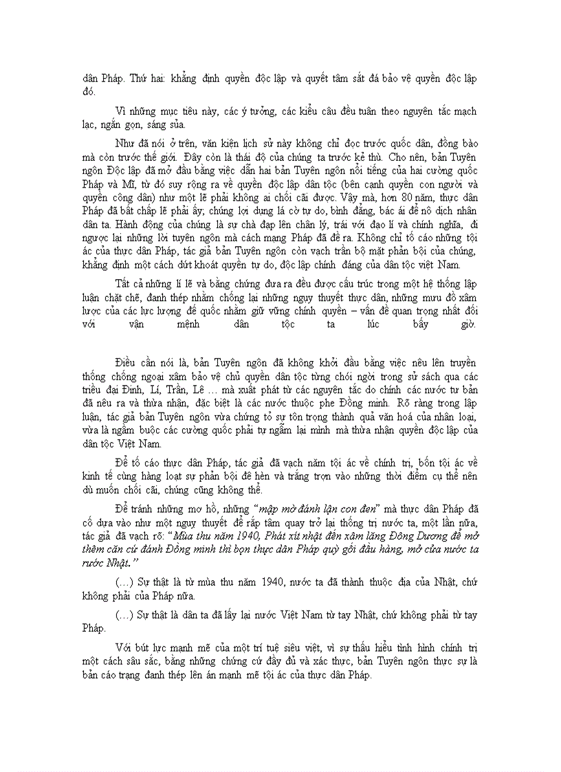 image for page Ôn Tuyên ngôn độc lập