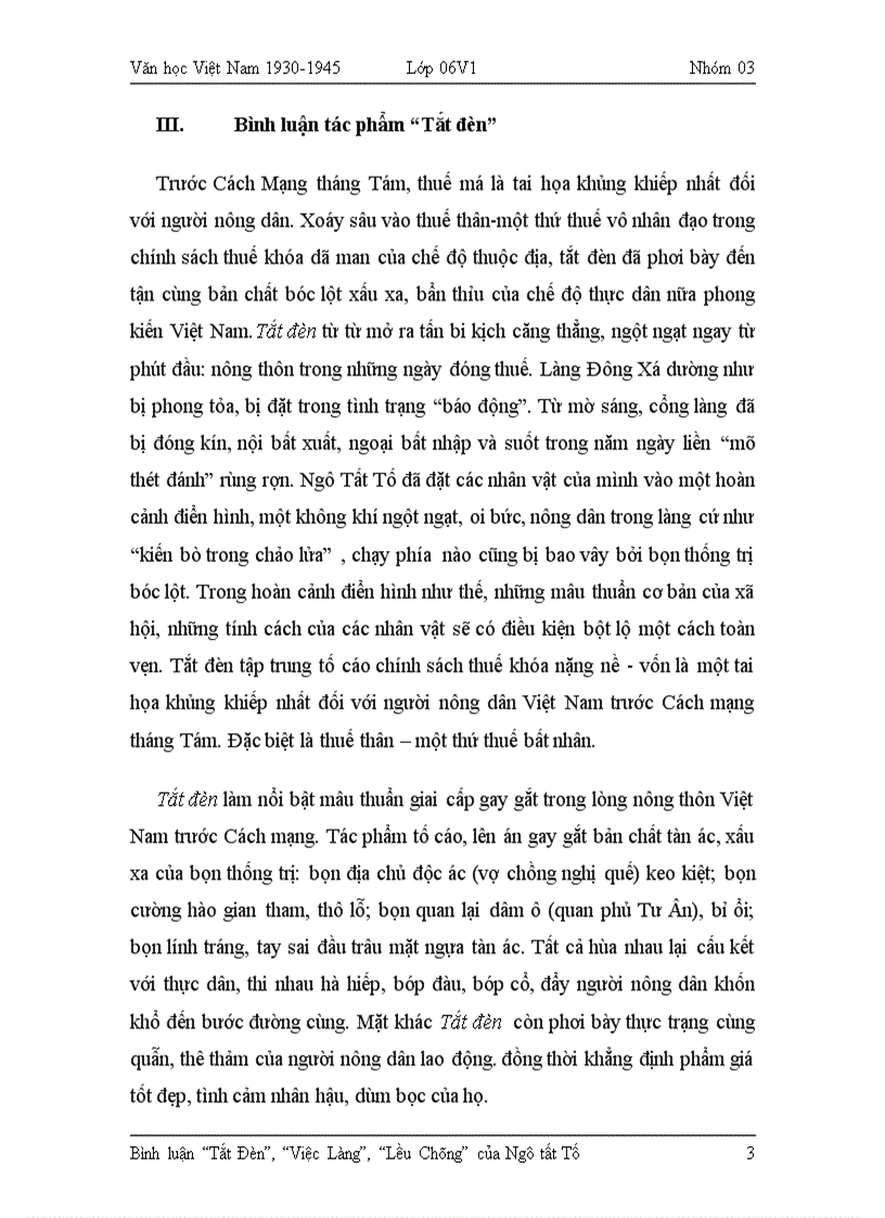 image for page Phân tích các tác phẩm của Ngô Tất Tố Hay