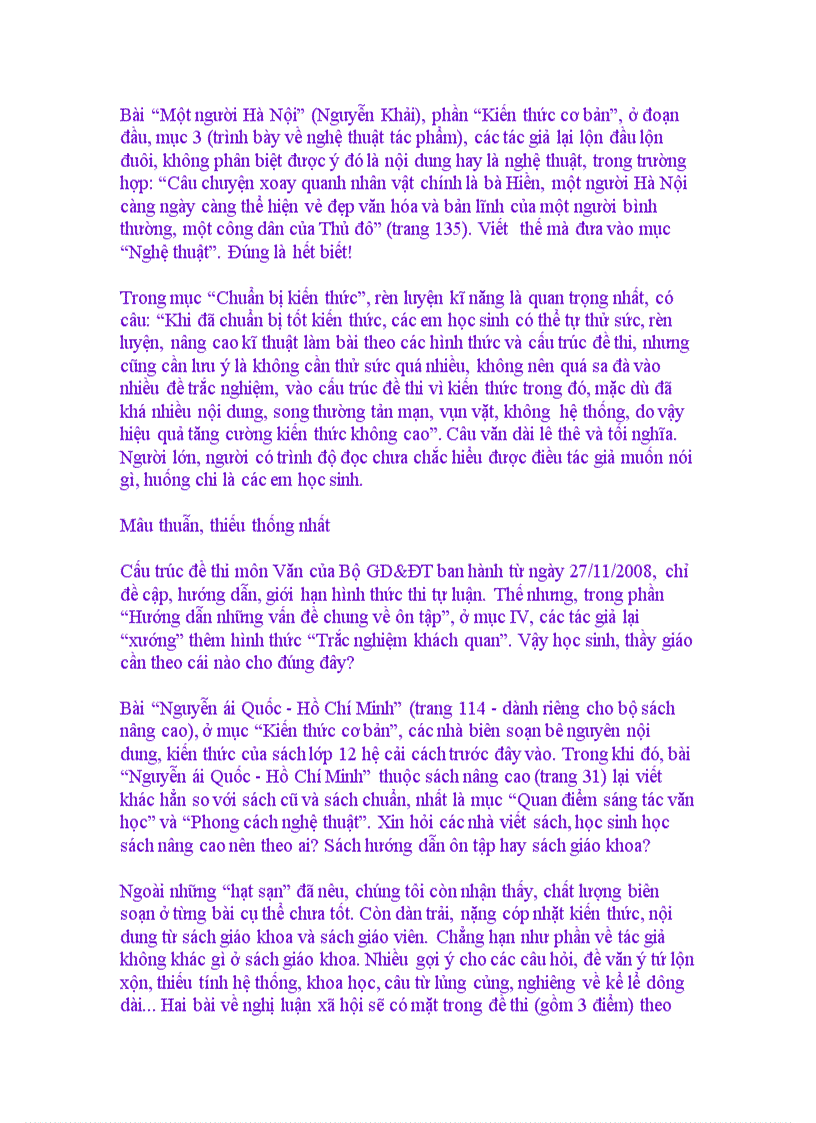 image for page Sách Hướng dẫn ôn thi tốt nghiệp THPT năm 2009 môn Ngữ Văn 12