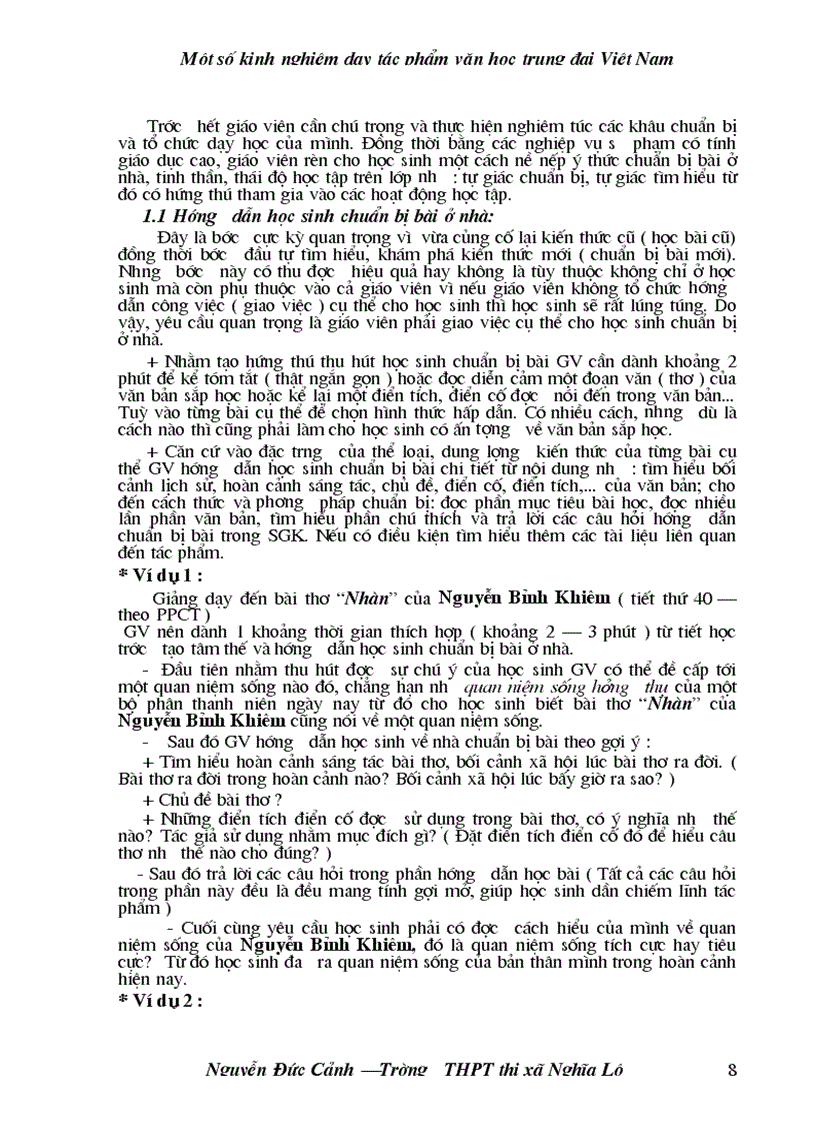 image for page SKKN một số KN dạy tác phẩm VHTĐ