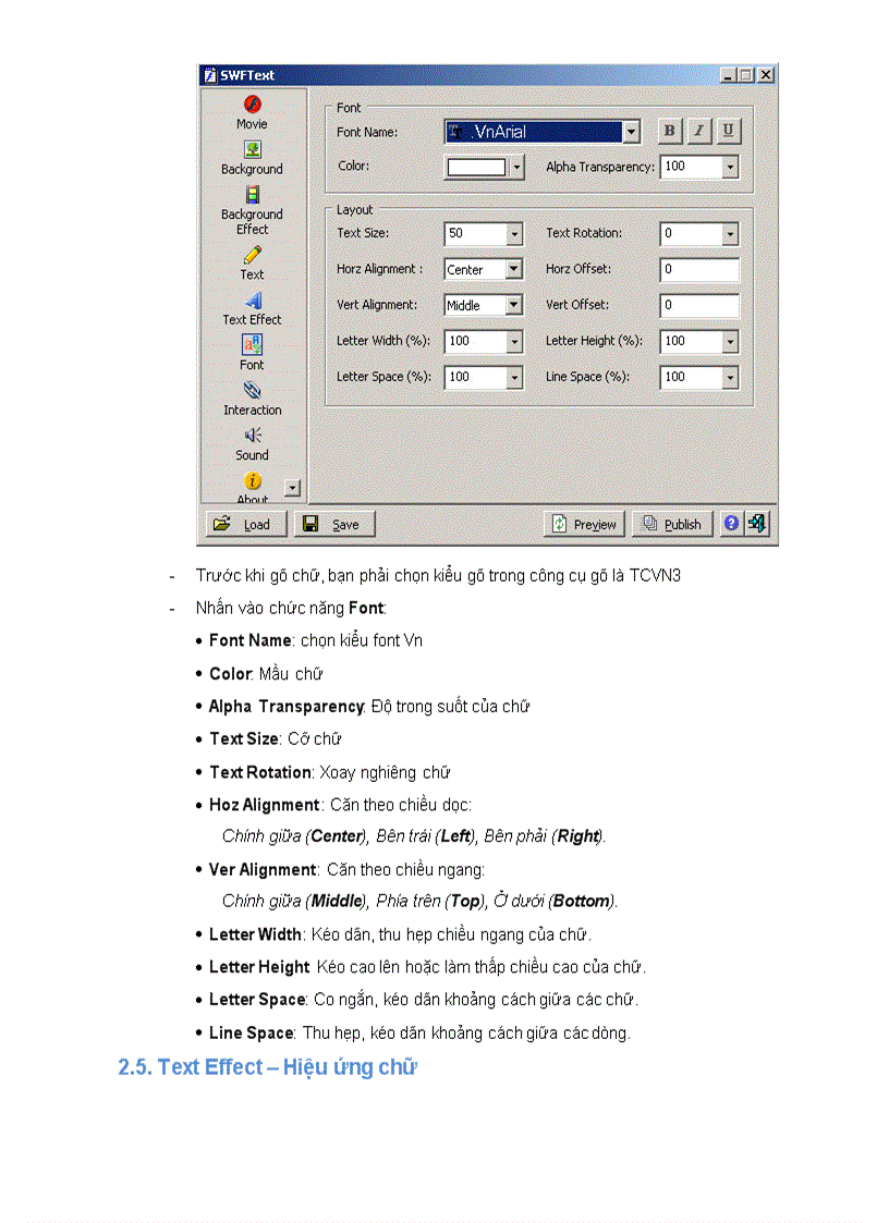 image for page Sử dụng phần mềm SWFText để tạo banner