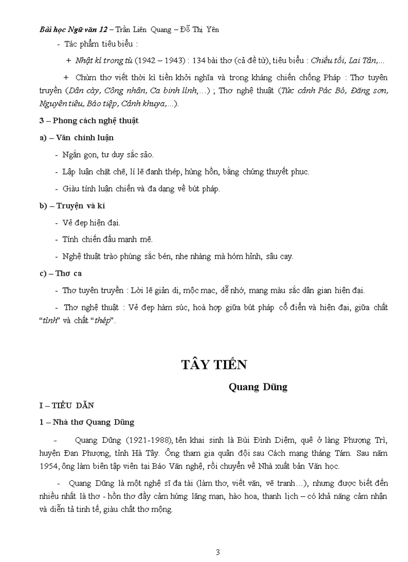 image for page Tài liệu ôn tập Ngữ văn 12 phần 1 2011
