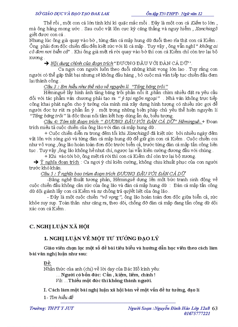 image for page Tài liêu ôn tập ngữ văn 12