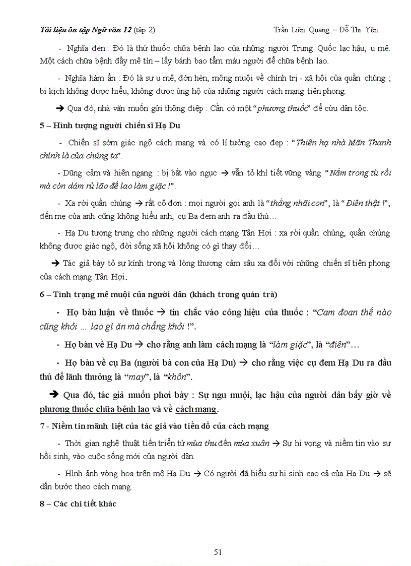 image for page Tài liệu ôn tập Ngữ văn T 2