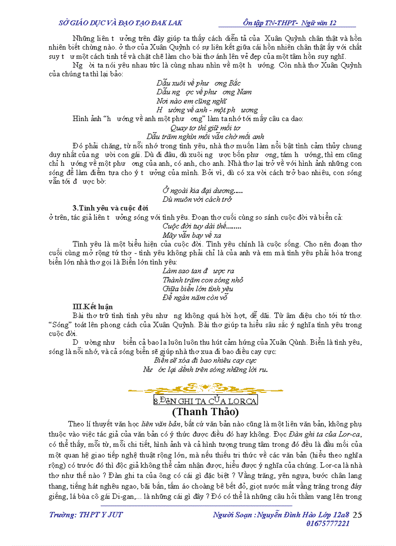 image for page Tài liệu ôn tập thi tốt nghiệp va đại học 12