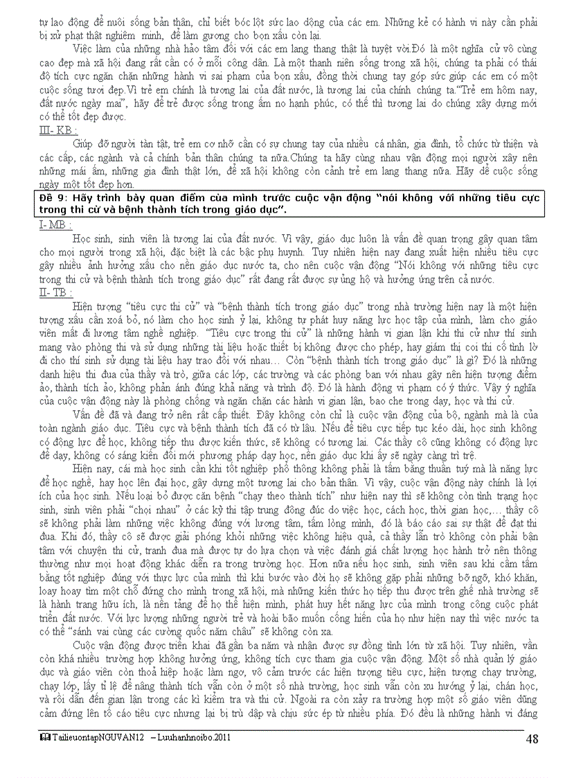 image for page Tai lieu on thi tn 12