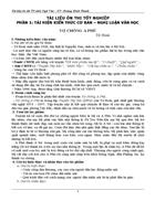 Tài liệu ôn thi TN Ngữ văn Tham khảo