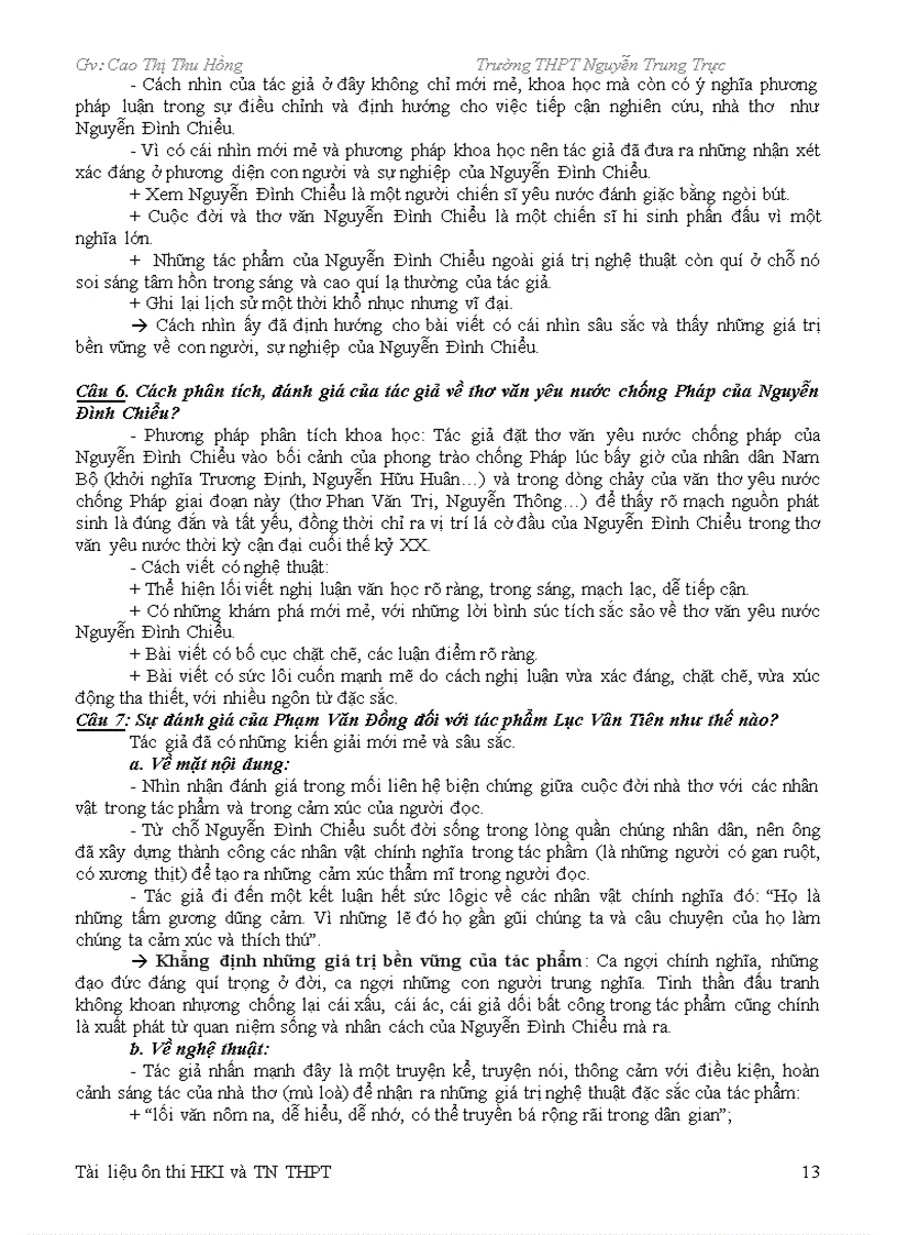 image for page Tài liệu Ôn Thi TN THPT Hong