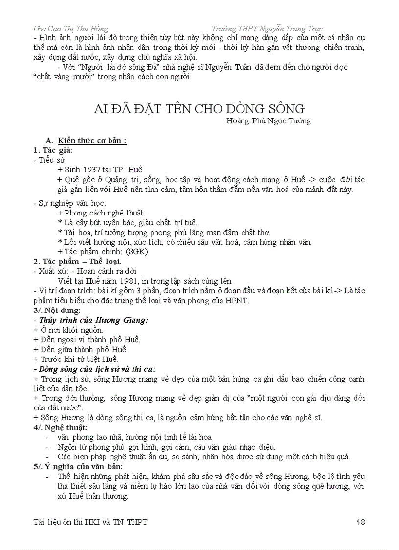 image for page Tài liệu Ôn Thi TN THPT Hong