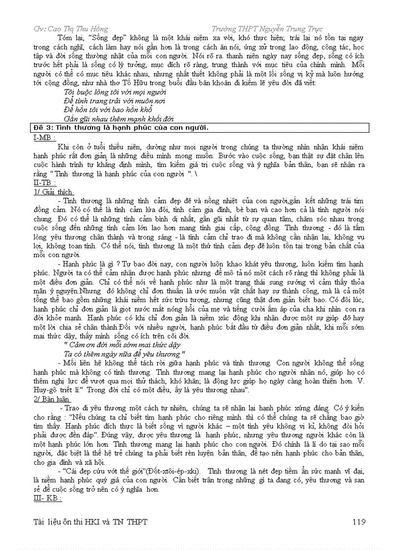 image for page Tài liệu Ôn Thi TN THPT Hong