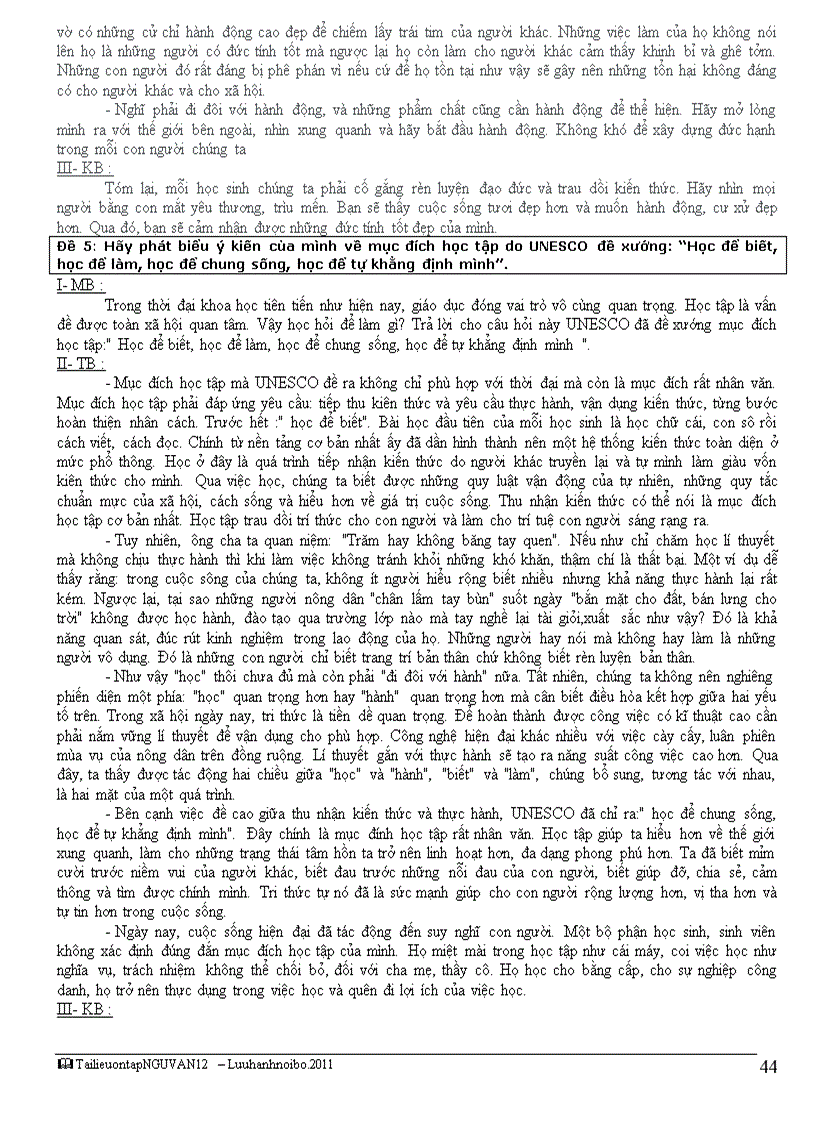 image for page Tài liệu ôn thi TNTHPT