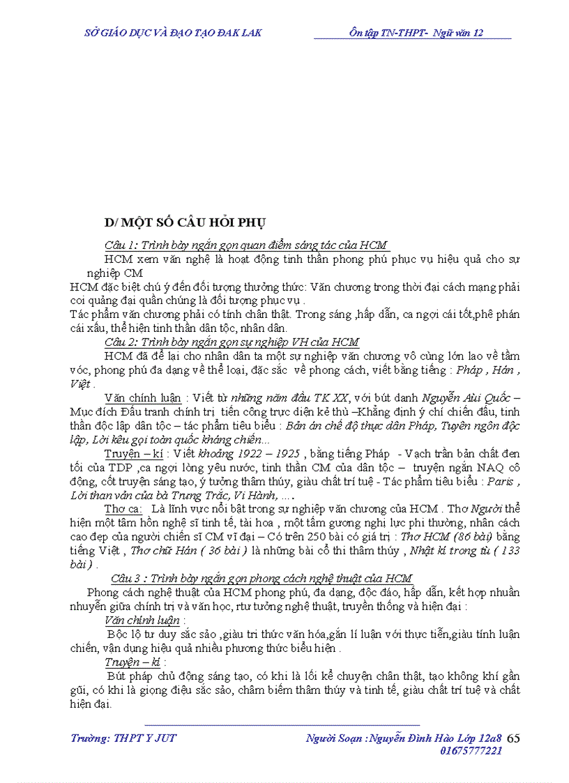 image for page Tài liệu ôn thi tốt nghiệp 12 hay