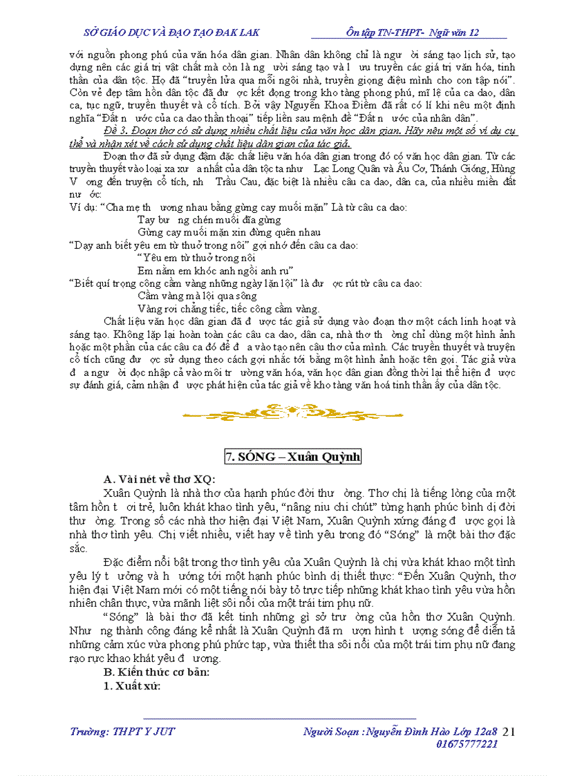 image for page Tài liệu ôn thi tốt nghiệp ngữ văn 12