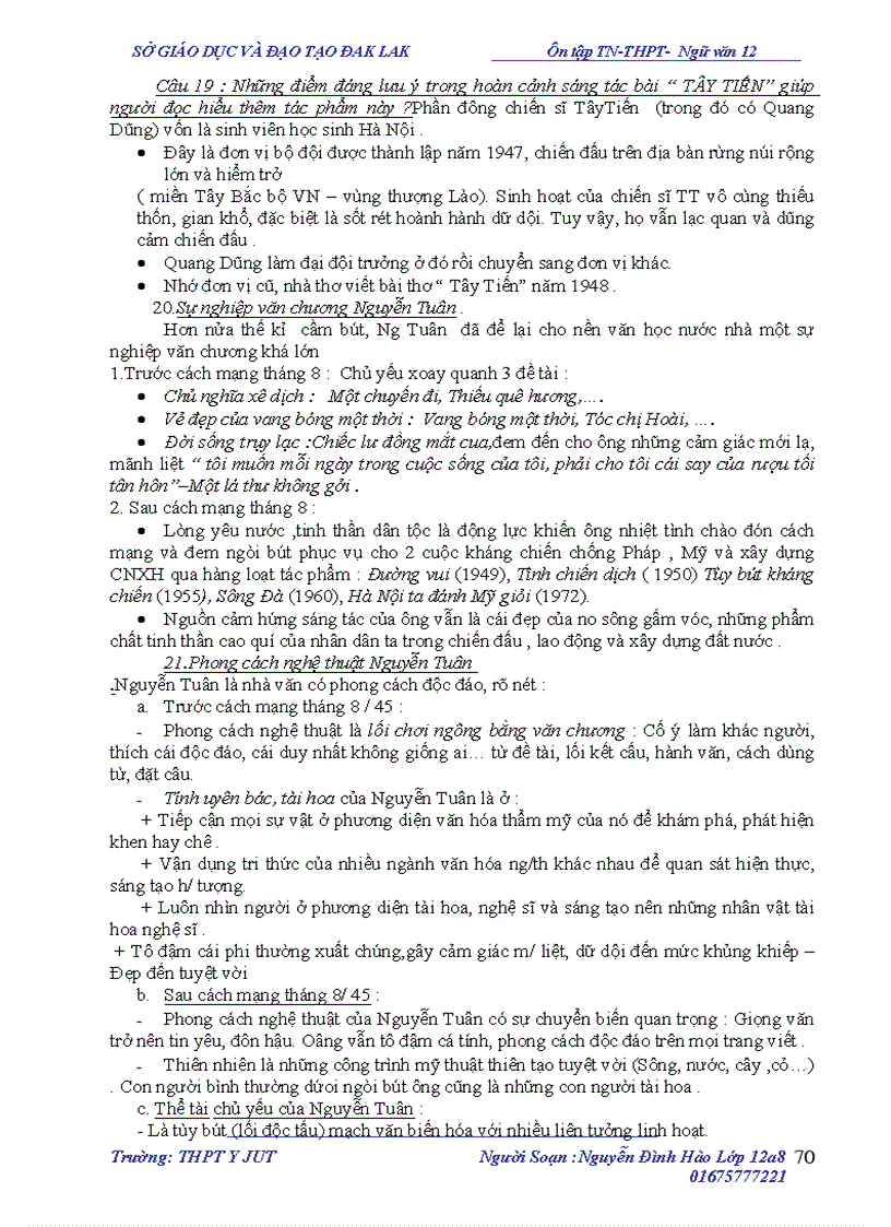 image for page Tài liệu ôn thi tốt nghiệp ngữ văn 12