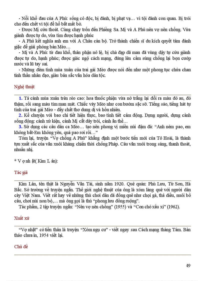 image for page Tài liệu ôn thi văn 12 2010 2011