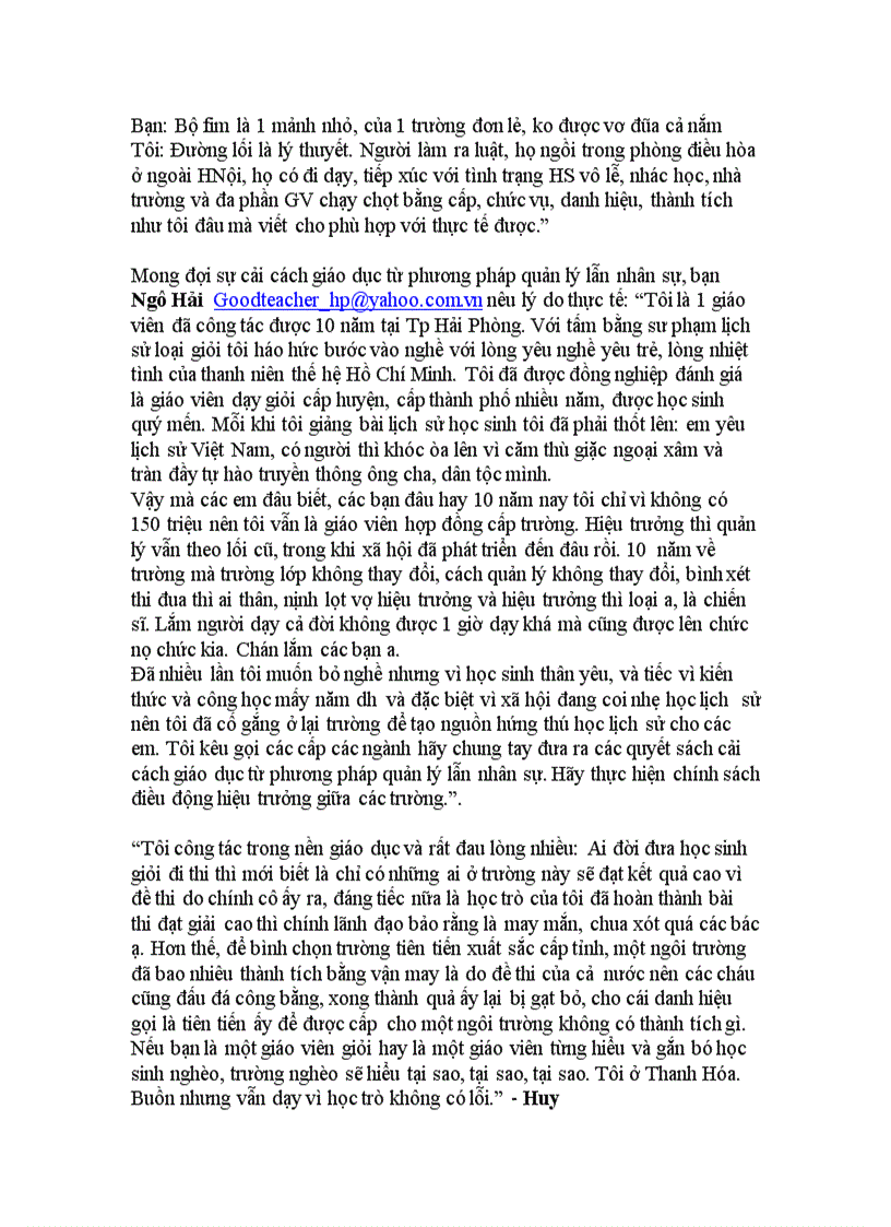 image for page Tâm sự của người thầy