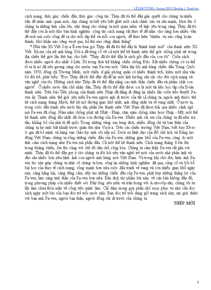 image for page Thép đã tôi thế đấy Phần 1