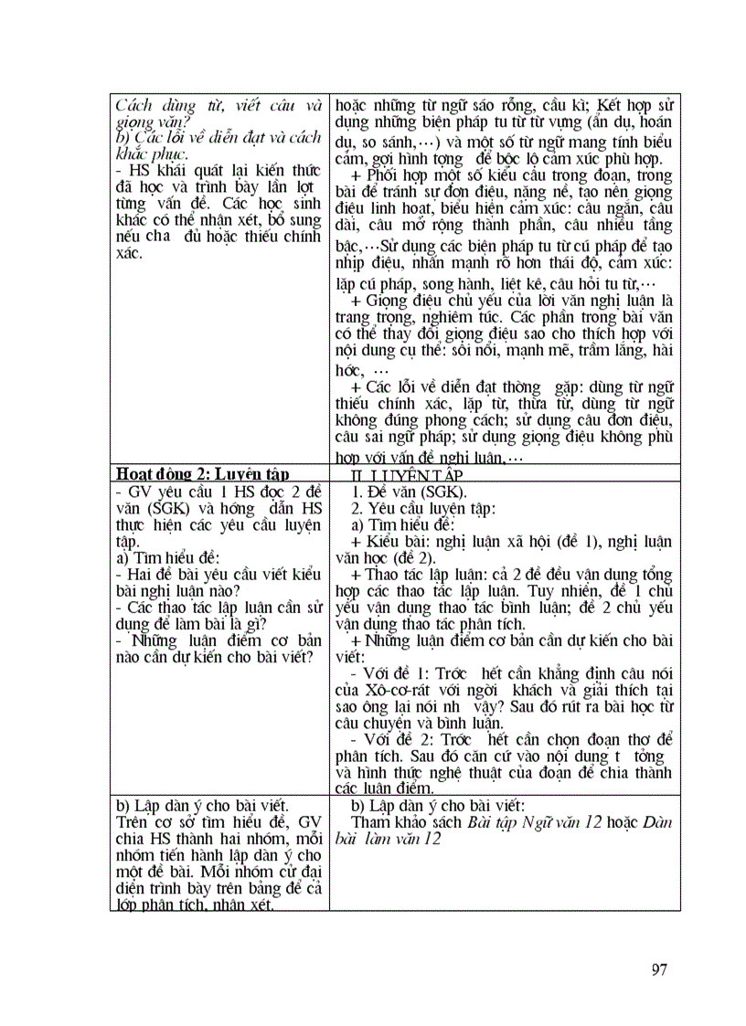 image for page Thiết kế Ngữ Văn 12 Kì II