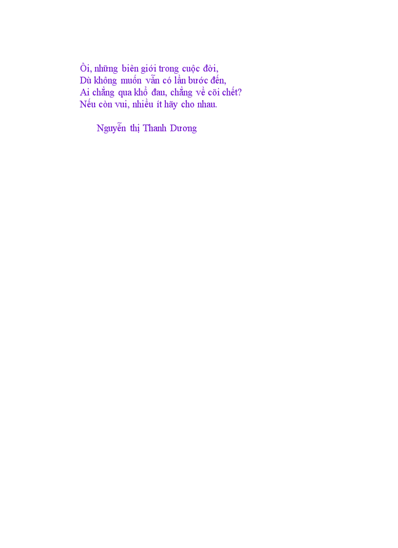 image for page Thơ Những biên giới trong cuộc đời
