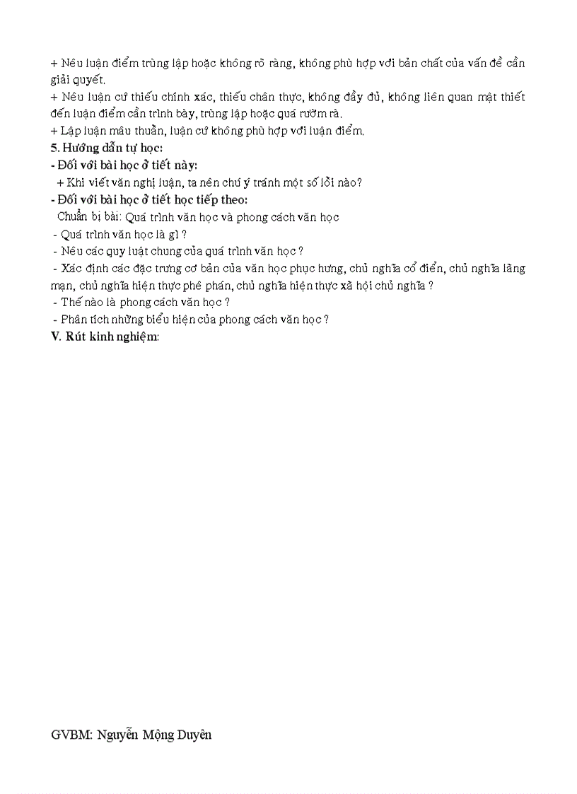 image for page Thực hành chữa lỗi lập luận trong văn nghị luận