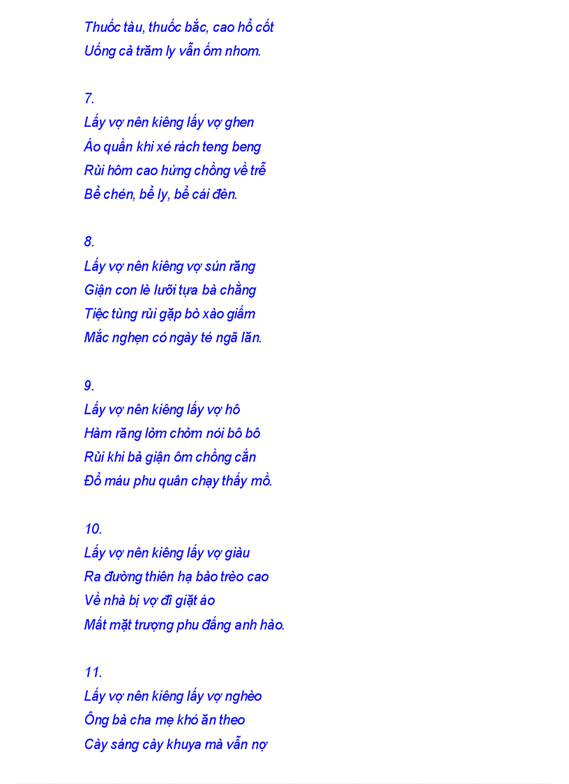 image for page Thơ vui về vợ 1