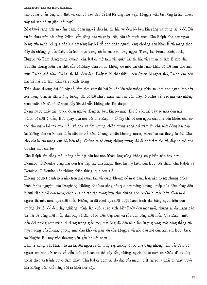 image for page Tiếng chim hót trong bụi mận gai Tập 16 31