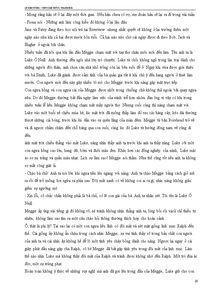 image for page Tiếng chim hót trong bụi mận gai Tập 16 31