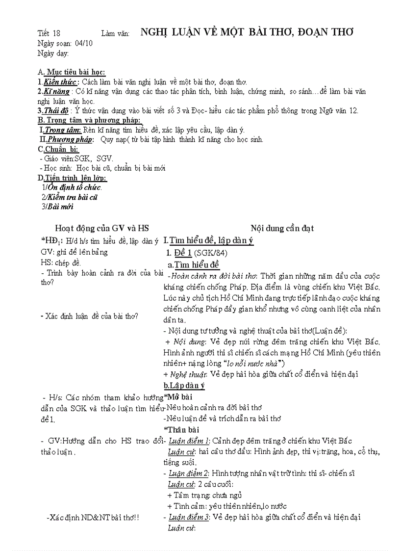 image for page Tiết 18 đến tiết 21