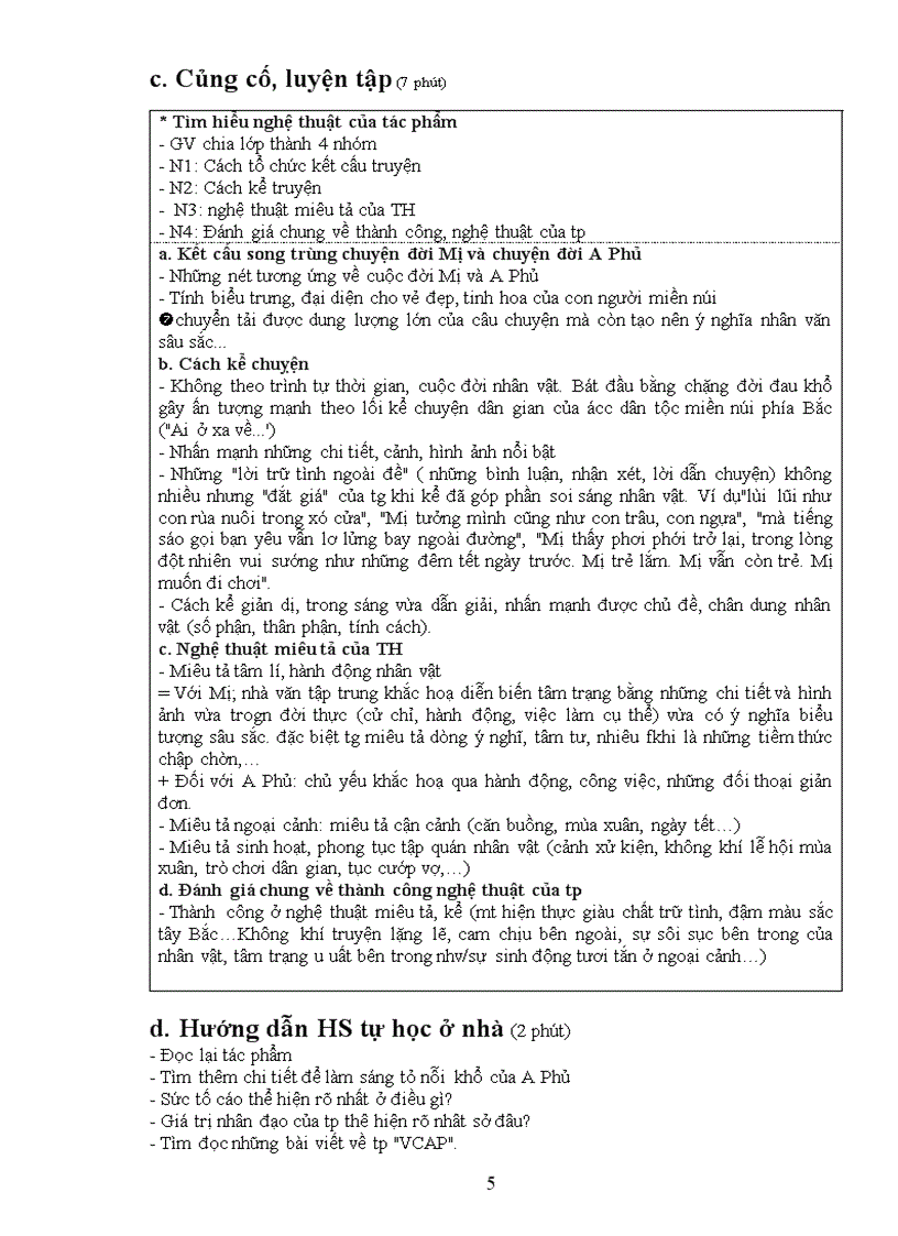 image for page Tiết 74 Vợ chồng A Phủ mẫu mới trao đổi thốngnhất