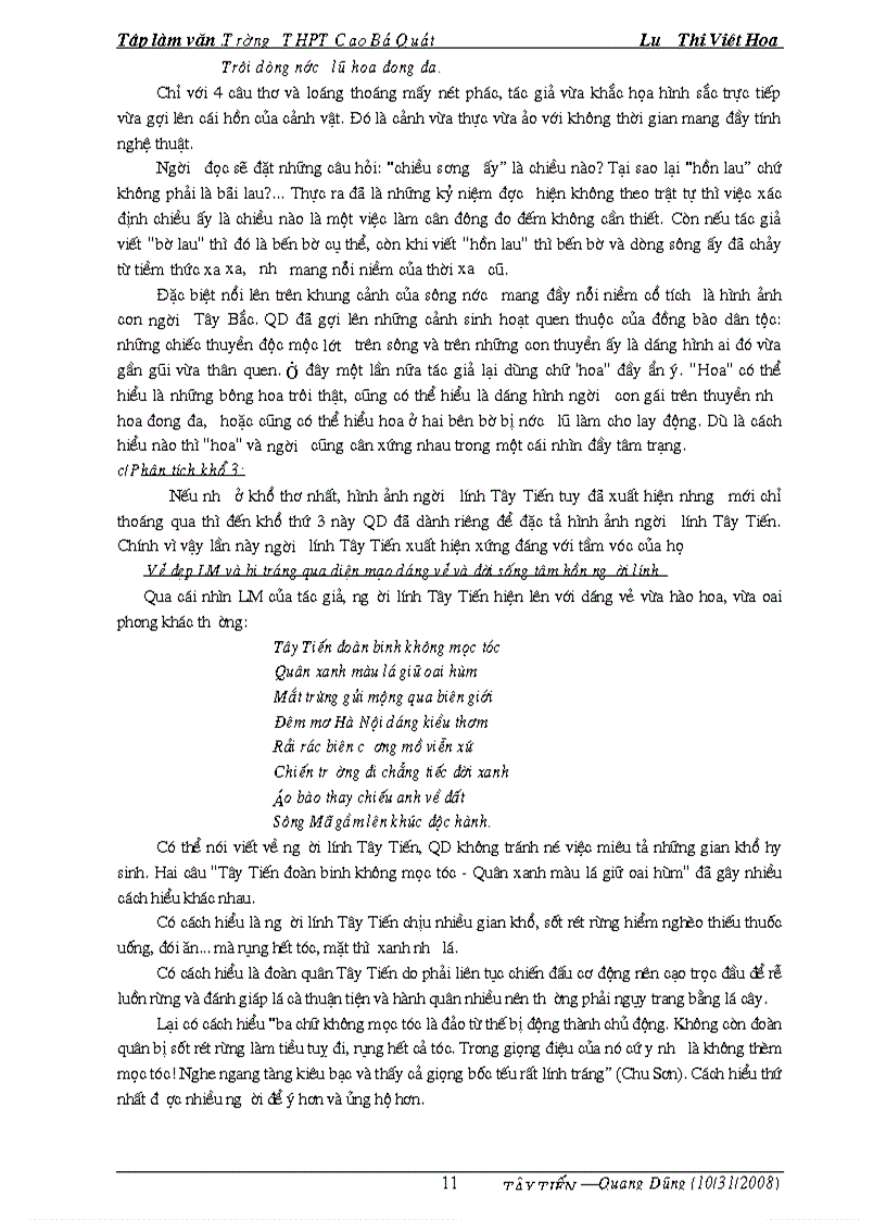 image for page Tổng hợp Tây Tiến và Quang Dũng