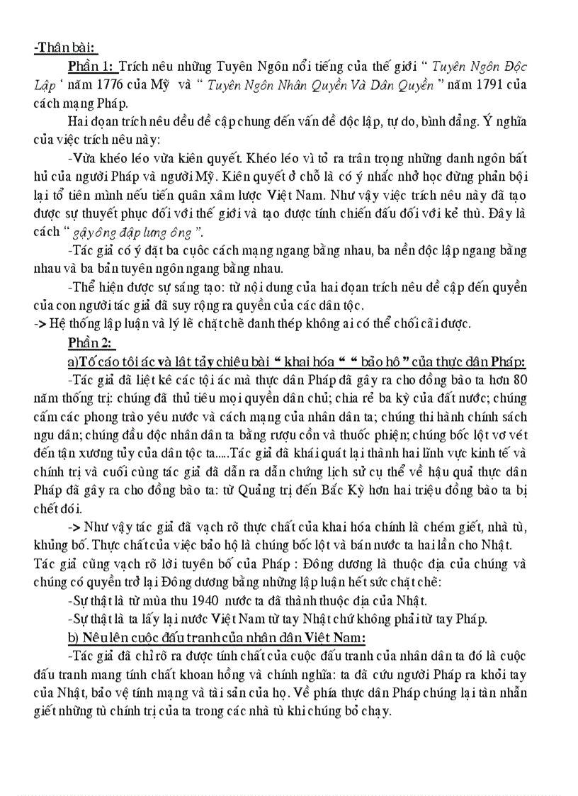 image for page Tuyên ngôn độc lập dùng để phụ đạo 12