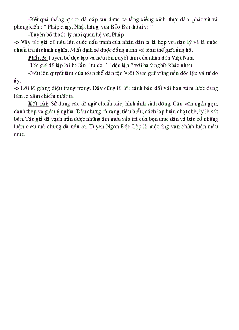 image for page Tuyên ngôn độc lập dùng để phụ đạo 12