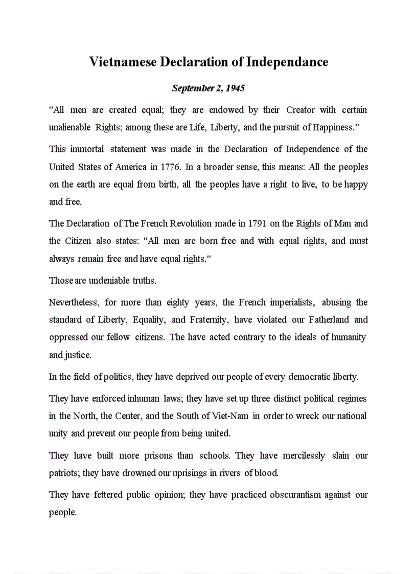 image for page Tuyên ngôn độc lập song ngữ
