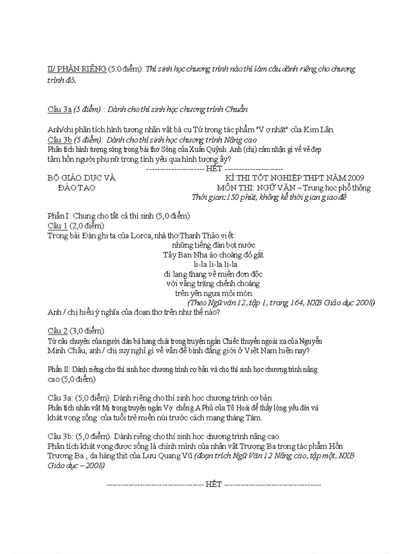 image for page Tuyển tập những bài văn hay nhất 12